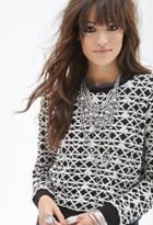 Forever21 Geo Pattern Sweater
