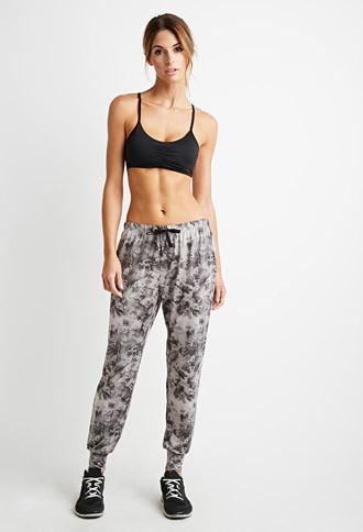 Forever21 Abstract Print Joggers