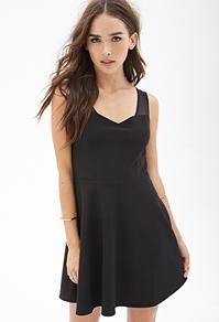 Forever21 Mesh Strap A-line Dress