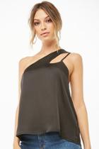Forever21 Asymmetrical Satin Top