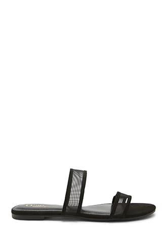 Forever21 Sheer Mesh Sandals