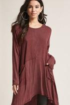 Forever21 Ribbed High-low Tunic