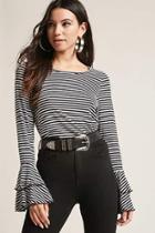 Forever21 Striped Swing Top