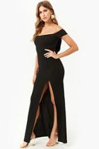 Forever21 Ruffled Off-the-shoulder Gown