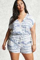 Forever21 Plus Size Tie-dye Romper