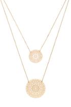 Forever21 Gold Filigree Layered Necklace