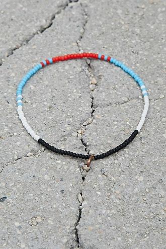 Forever21 Bead Relief Tri-color Bracelet