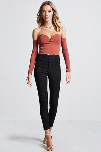 Forever21 Stretch Denim Skinny Jeans