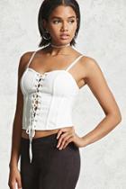 Forever21 Lace-up Bustier Top