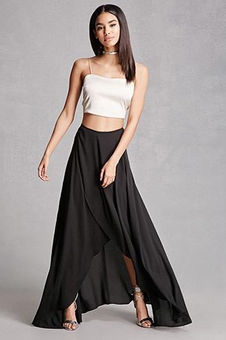 Forever21 Selfie Leslie Maxi Wrap Skirt