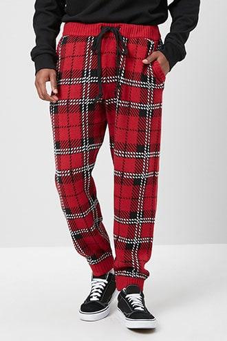 Forever21 Plaid Print Joggers