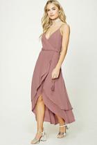 Forever21 Surplice High-low Dress