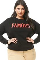 Forever21 Plus Size Famous Soon Graphic Sweatshirt