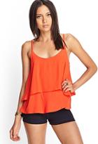 Forever21 Tiered Woven Cami