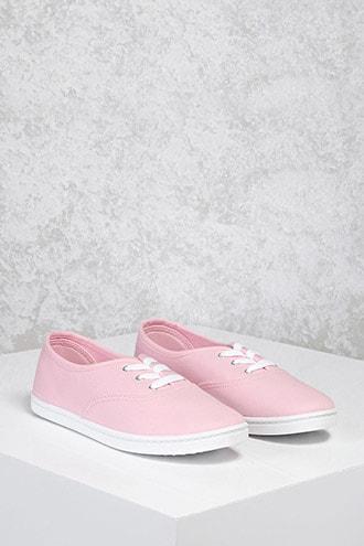 Forever21 Lace-up Canvas Plimsolls