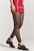 Forever21 Geo Cutout Footless Tights