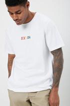Forever21 Extra Embroidered Graphic Tee