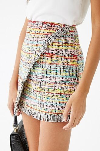 Forever21 Multicolor Threaded Mini Skirt