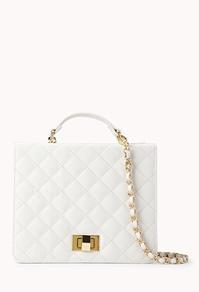Forever21 Iconic Quilted Faux Leather Crossbody