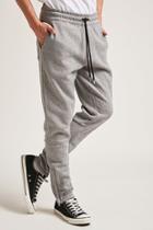 Forever21 Marled Ankle Zip Sweatpants