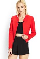 Forever21 Woven Cropped Blazer