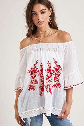 Forever21 Raj Off-the-shoulder Top