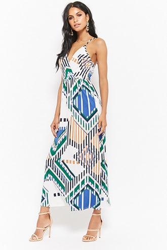 Forever21 Geometric Maxi Dress