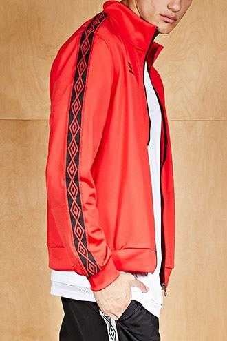 Forever21 Umbro Graphic Sleeve Zip Jacket