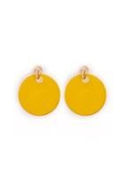Forever21 Translucent Circle Drop Earrings