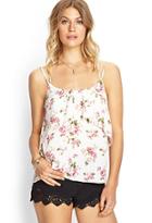 Forever21 Garden Floral Flounce Cami