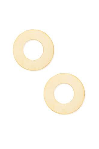 Forever21 Round Cutout Geo Earrings