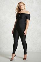Forever21 Plus Size Sheeny Jumpsuit