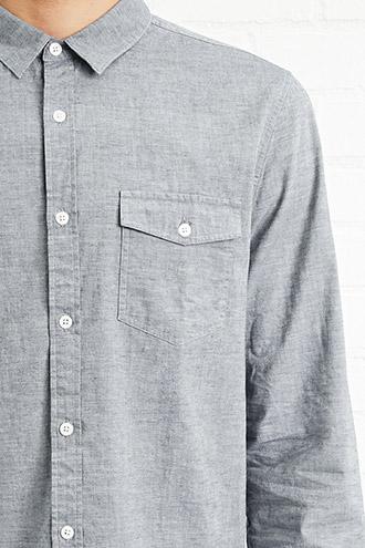 21 Men Men's  Cotton Woven Shirt