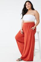 Forever21 Plus Size Crinkled Palazzo Pants