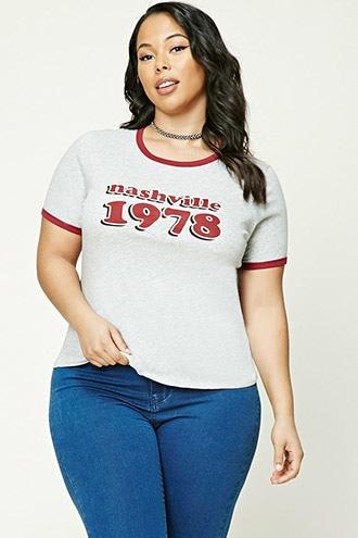 Forever21 Plus Size Nashville Ringer Tee