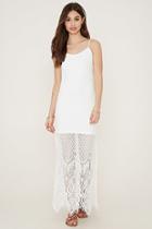 Forever21 Women's  Lace Cami Maxi Dress