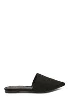 Forever21 Faux Suede Pointed Mules