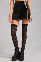 Forever21 Checkered Thigh-high Tights