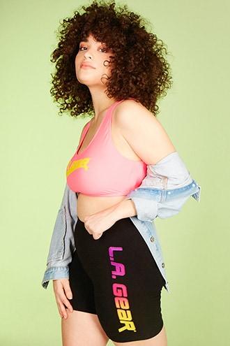 Forever21 Plus Size L.a. Gear Biker Shorts