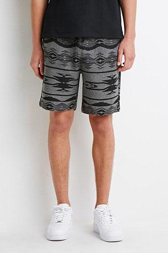 Forever21 Southwestern Pattern Drawstring Shorts