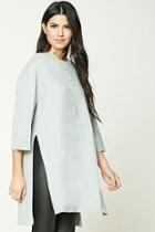 Forever21 Slit-hem Longline Top