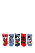 Forever21 Mickey Mouse Graphic Ankle Socks  5 Pack