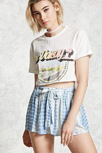 Forever21 Knit Tie Dye Shorts