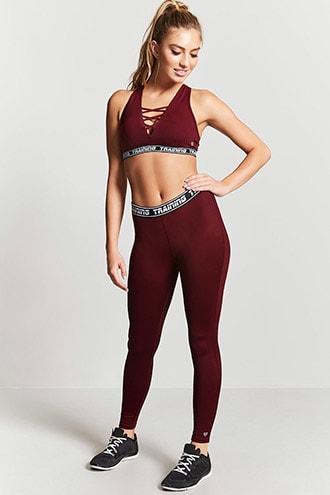 Forever21 Active Training Graphic Leggings