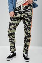 Forever21 Reason Camo Ankle-zip Track Pants