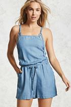 Forever21 D-ring Denim Romper