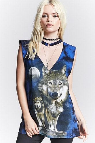 Forever21 Choker Muscle Tee