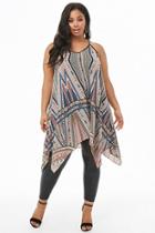 Forever21 Plus Size Geo Print Mini Dress