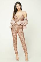 Forever21 Sequined Cami Jumpsuit