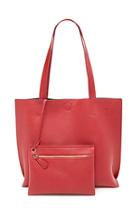 Forever21 Red Faux Leather Tote